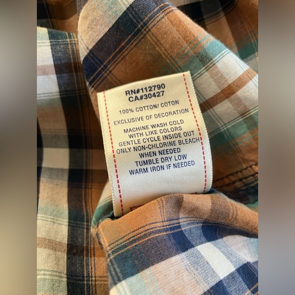 True Religion plaid western button down shirt - Picture 5 of 5